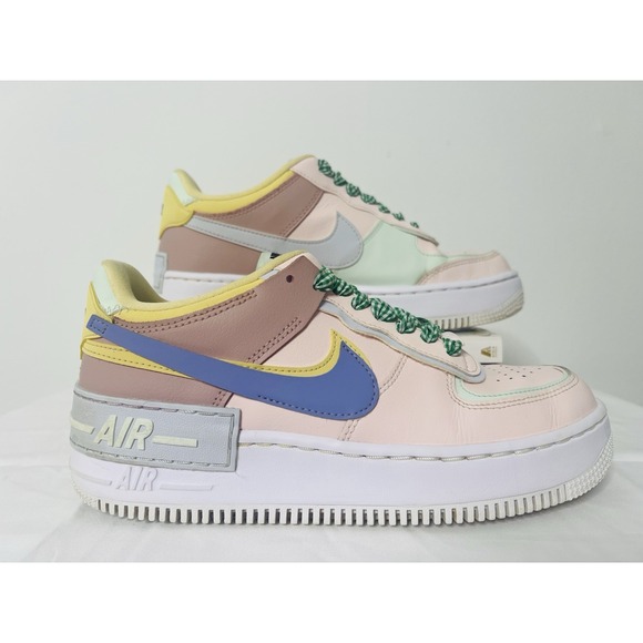 Nike Air Force 1 Low Shadow Light Soft Pink Womens Sneakers Shoes CI0919-600 8.5 - Picture 1 of 12